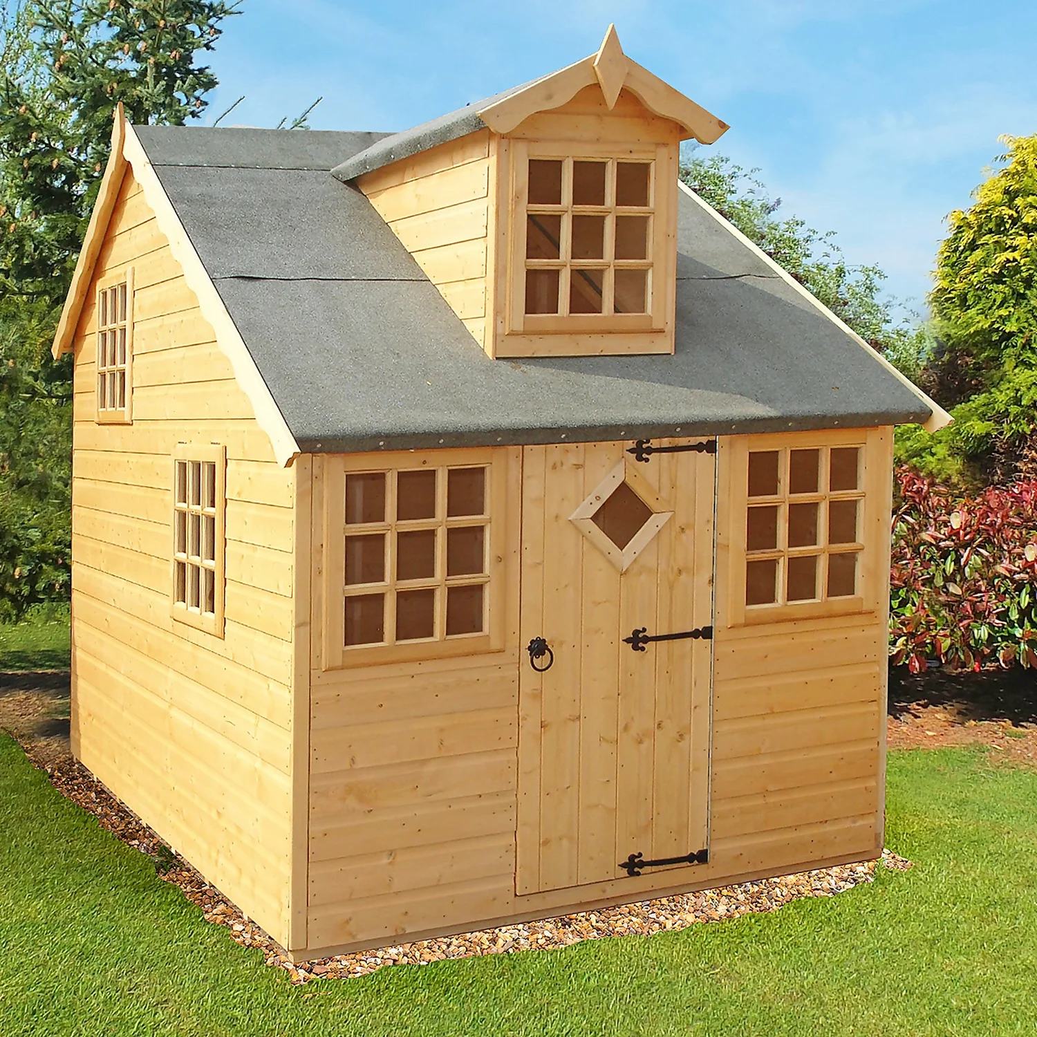 Shire 5 X 7ft Cottage Kids Wooden Playhouse - Including Installation 2 Shire 5 X 7ft Cottage Kids Wooden Playhouse - Including Installation - Image 2