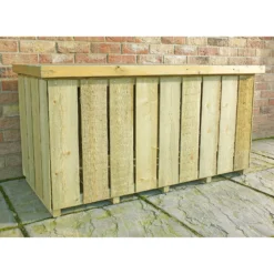 Shire Sawn Timber Garden Storage Log Box 4x2 -Garantia Sales Store 13505350 7774931992851885