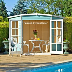 Shire 8x8ft Hampton Summerhouse - Including Installation -Garantia Sales Store 13508671 2404926476349327