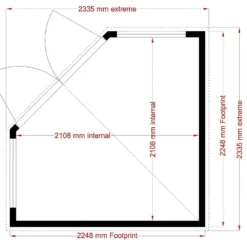 Shire 8x8ft Hampton Summerhouse - Including Installation -Garantia Sales Store 13508671 7444926476291325