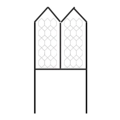 Agriframes Alpine Garden Screen - W 1.2m X H 1.7m - Black