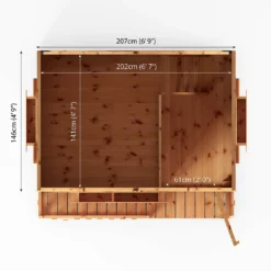Country Living 7ft X 5ft Premium Sandon Double Storey Playhouse With Veranda Painted + Installation - Aurora Green -Garantia Sales Store 13554912 1674949332215927