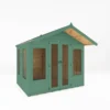 Country Living Premium Hatton 6ft X 8ft Contemporary Summerhouse Painted + Installation - Aurora Green