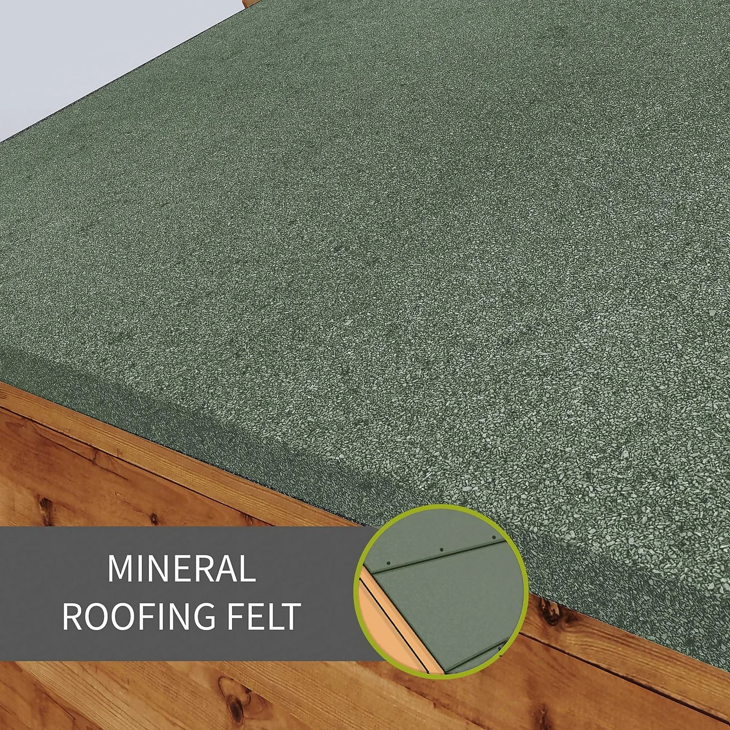 Country Living Premium Hatton 8ft X 8ft Contemporary Summerhouse Painted + Installation - Aurora Green 4 Country Living Premium Hatton 8ft X 8ft Contemporary Summerhouse Painted + Installation - Aurora Green - Image 4