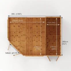 Country Living Premium Ribble 9ft X 13ft Corner Summerhouse With Side Shed Painted + Installation - Thorpe Towers Grey -Garantia Sales Store 13554934 1514945632385833