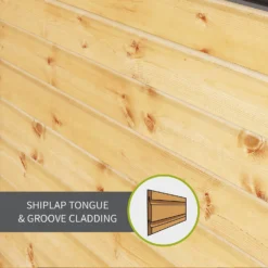 Mercia 8ft X 6ft Premium Windowless Shiplap Apex Shed -Garantia Sales Store 13555779 7964949333958723
