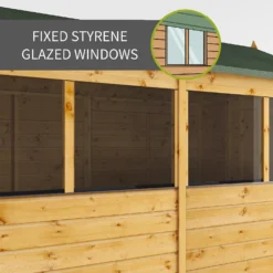 Mercia 10ft X 8ft Premium Shiplap Reverse Apex Shed -Garantia Sales Store 13555798 1134949338424547