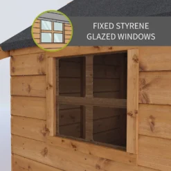 Mercia 5ft X 6ft Pent Playhouse With Tower & Slide - Installation Included -Garantia Sales Store 13555814 3724951147951347