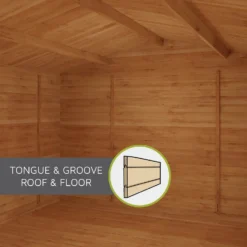 Mercia 3m X 3m Corner Log Cabin 28mm -Garantia Sales Store 13555836 1565025546429972