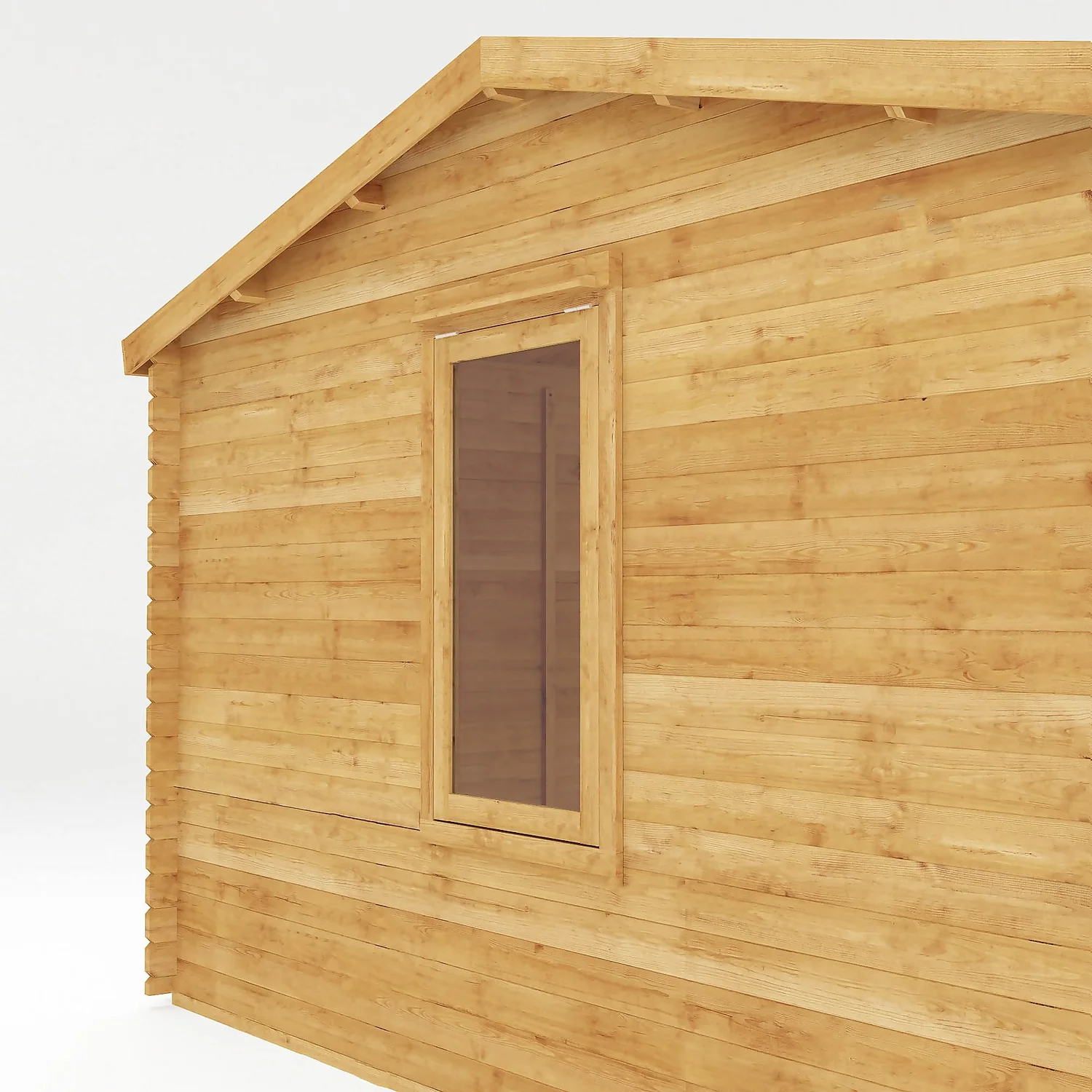 Mercia 5m X 4m Home Office Log Cabin 28mm 3 Mercia 5m X 4m Home Office Log Cabin 28mm - Image 3