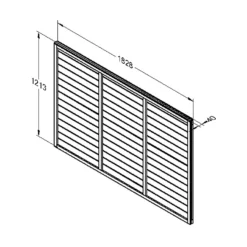 Forest Larchlap Fence Panel - 4ft X 6ft 7 Forest Larchlap Fence Panel - 4ft X 6ft -Garantia Sales Store 13625406 7774936425116874