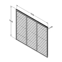 Forest Larchlap Fence Panel - 5ft X 6ft 9 Forest Larchlap Fence Panel - 5ft X 6ft -Garantia Sales Store 13625407 1194936425376947