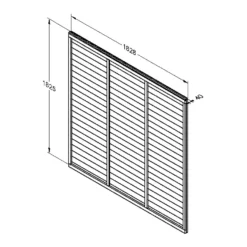 Forest Larchlap Fence Panel - 6ft X 6ft -Garantia Sales Store 13625410 1974936425381414