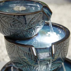 Stylish Fountain Fossil Leaf Water Feature With LEDs 8 Stylish Fountain Fossil Leaf Water Feature With LEDs -Garantia Sales Store 13846049 1054962028345905