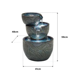 Stylish Fountain Fossil Leaf Water Feature With LEDs 9 Stylish Fountain Fossil Leaf Water Feature With LEDs -Garantia Sales Store 13846049 1804962028377735