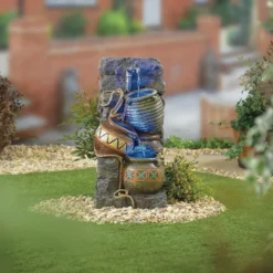 Stylish Fountain Pouring Pot Wall Water Feature With LEDs 6 Stylish Fountain Pouring Pot Wall Water Feature With LEDs -Garantia Sales Store 13846054 1054962027618237