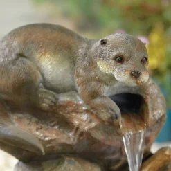 Stylish Fountain Otter Pools Water Feature With LEDs -Garantia Sales Store 13846071 1494962028210242