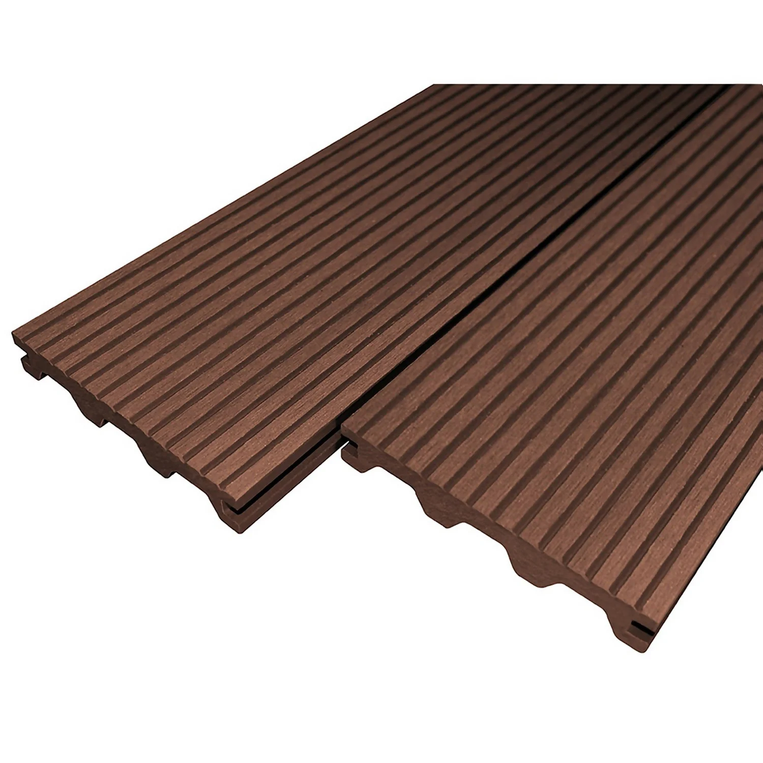 Victoria Composite Decking Castle Groove 40 Pack Redwood - 20.16 M2 1 Victoria Composite Decking Castle Groove 40 Pack Redwood - 20.16 M2
