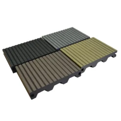 Victoria Composite Decking Sample Pack - Castle Groove Grey / Ebony / Teak / Redwood
