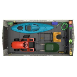 Lifetime 15 X 8ft Rough Cut Dual Entry Outdoor Storage Shed - Installation Included -Garantia Sales Store 13911316 3774978028333871