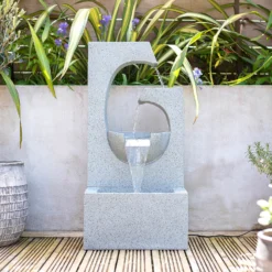 Stylish Fountain Ango Falls Garden Water Feature With LEDs -Garantia Sales Store 13947169 2065005844485926