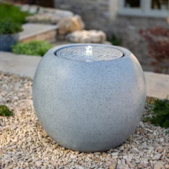Stylish Fountain Nara Ripple Garden Water Feature With LEDs -Garantia Sales Store 13947171 1485005844731932