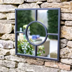 Black Square Garden Mirror -Garantia Sales Store 13965928 1205001706754961