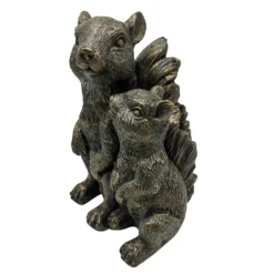 Bronze Look Squirrel Family Garden Ornament