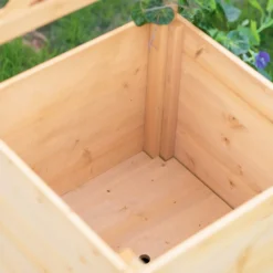 Homebase Wooden Garden Arched Trellis With Planters -Garantia Sales Store 13967032 1055014369323618