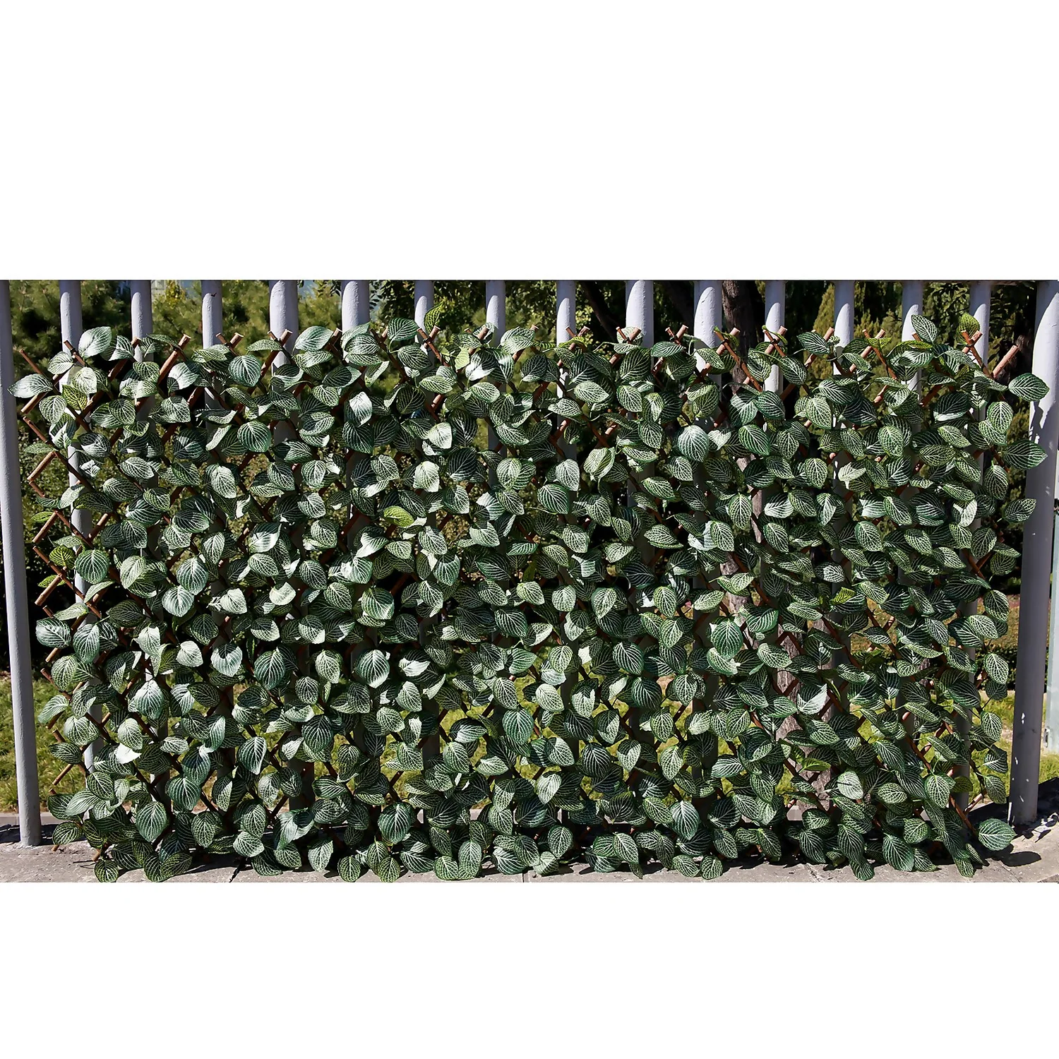 Faux Leaf Trellis 90x180cm - Green Leaf 2 Faux Leaf Trellis 90x180cm - Green Leaf - Image 2