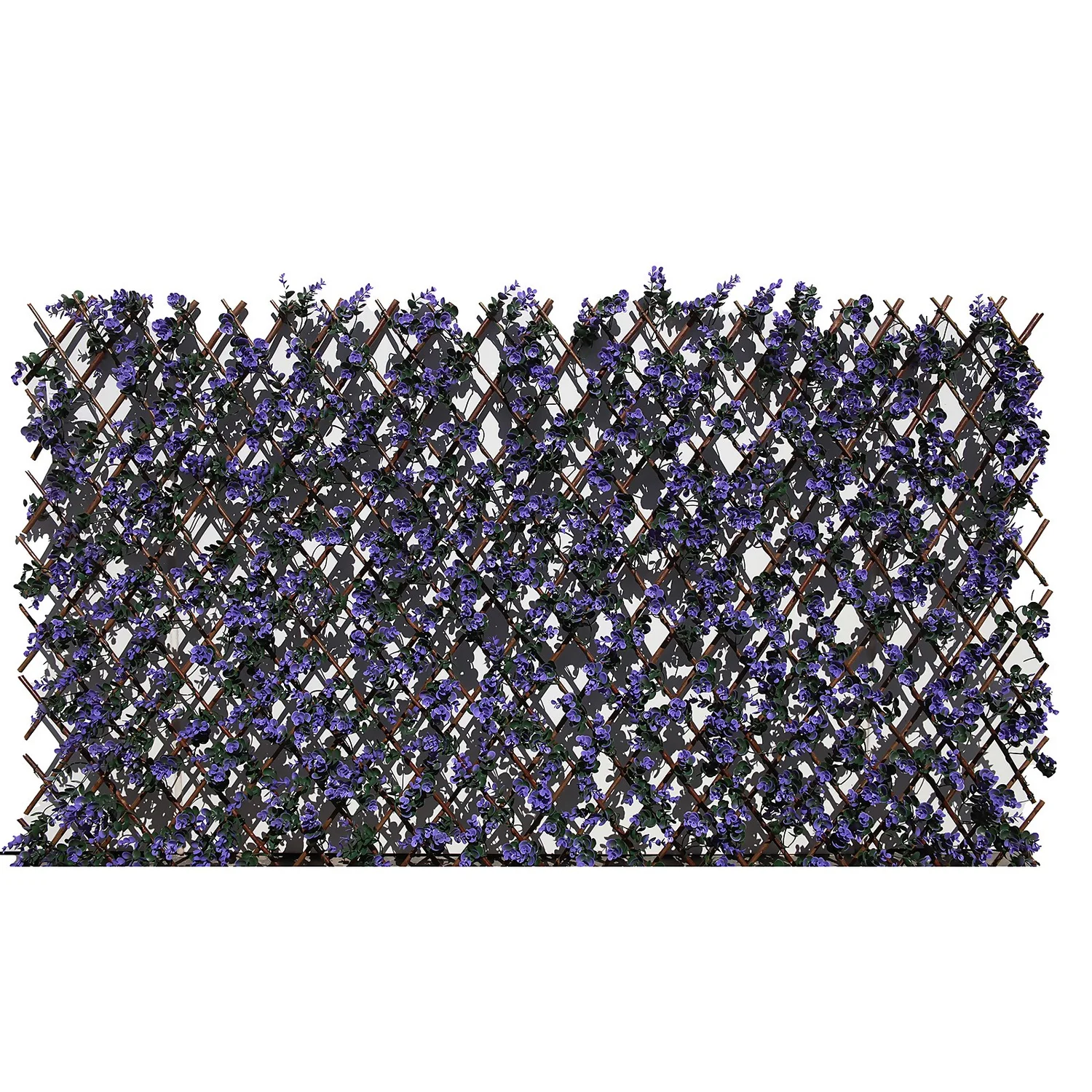 Faux Leaf Trellis 90x180cm - Lilac 1 Faux Leaf Trellis 90x180cm - Lilac