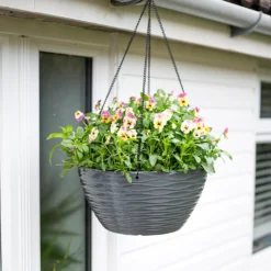 Wave Hanging Basket Charcoal - 35cm 7 Wave Hanging Basket Charcoal - 35cm -Garantia Sales Store 13973619 8425011239864117