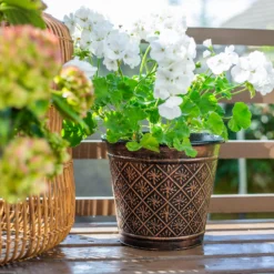 Vintage Allium Patterned Cone Pot - 37cm -Garantia Sales Store 13973621 1725011239693213