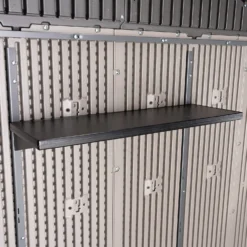 Lifetime 7x7ft Outdoor Storage Shed - Rough-Cut Grey 18 Lifetime 7x7ft Outdoor Storage Shed - Rough-Cut Grey -Garantia Sales Store 13997403 5775000055102387