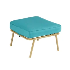 Omari Metal Garden Corner Sofa Set - Teal & Gold -Garantia Sales Store 14005699 1405022704726583