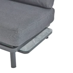 Heba Grey Metal Garden Corner Sofa Set -Garantia Sales Store 14005702 4265022704746602