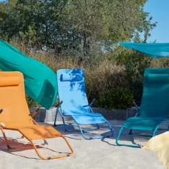 Siesta Sun Lounger - Blue -Garantia Sales Store 14005768 2005022687297003