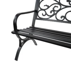 Ornate Metal Garden Bench -Garantia Sales Store 14005780 3405018249598597