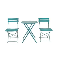 Millie Metal Bistro Set - Green -Garantia Sales Store 14005782 6135018249521962