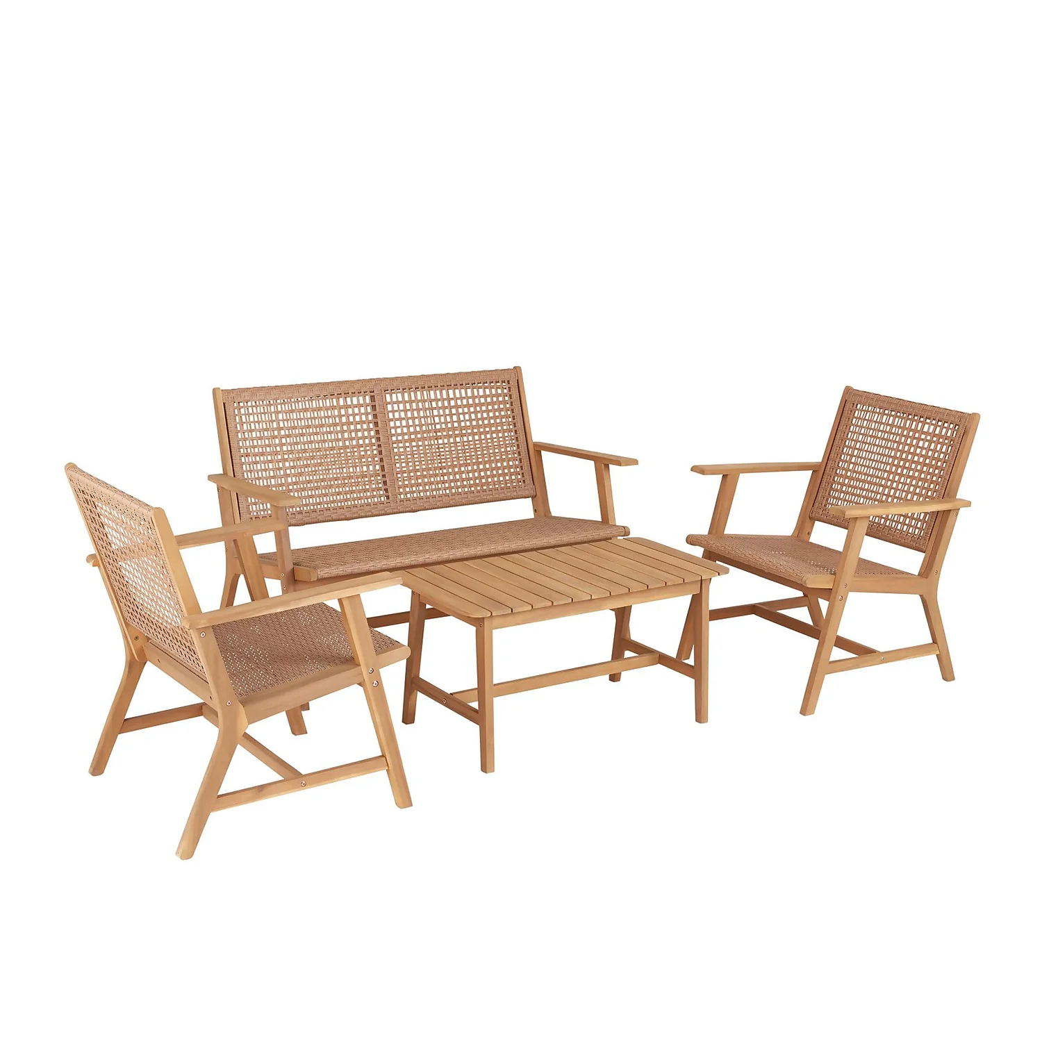 Miri Wooden Garden Sofa Set 2 Miri Wooden Garden Sofa Set - Image 2