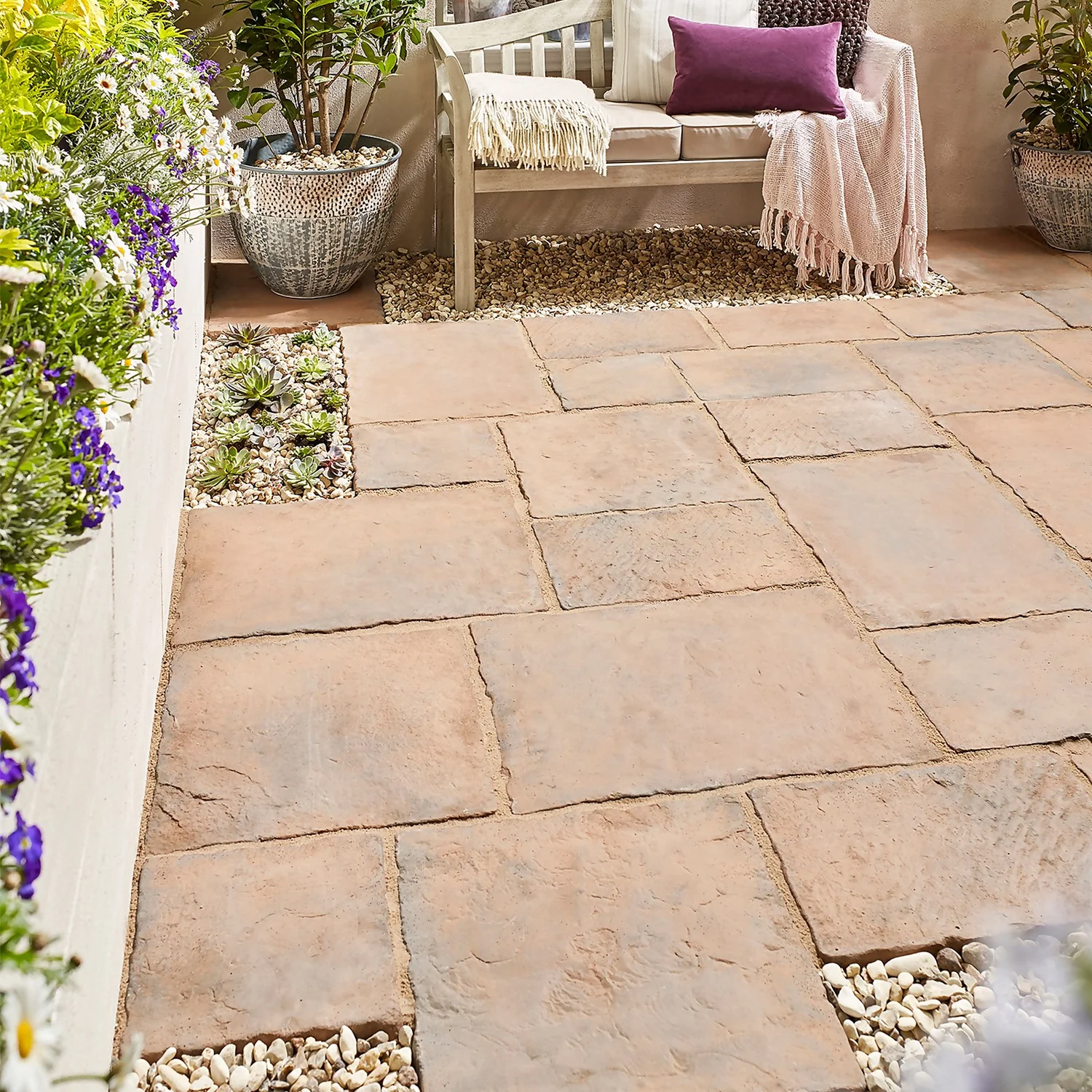 Stylish Stone Belfrey Random Patio Kit 5.76sqm - Autumn Brown 4 Stylish Stone Belfrey Random Patio Kit 5.76sqm - Autumn Brown - Image 4