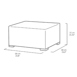 Keter California 5 Seater Outdoor Garden Furniture Sofa And Lounge Set - Graphite With Grey Cushions -Garantia Sales Store 14539594 1175041802533263